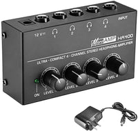 Thumbnail for MR DJ Microamp HA400 HA400 Microamp is an ultra-compact 4-channel stereo headphone amplifier