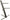 MR DJ KS1000B PRO Professional 2-Tier Black Column Keyboard Stand W 5/8