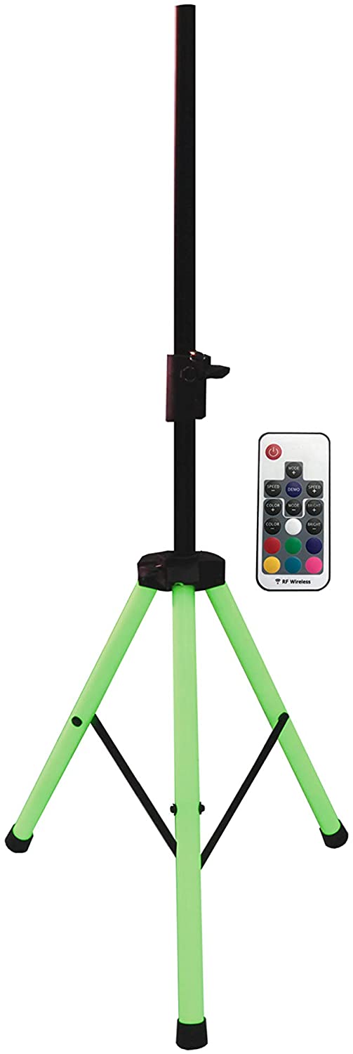 MR DJ SS850LED Color Speaker Stand Ultra Bright LED Color Changing Lighting with Remote