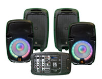 Thumbnail for MR DJ PBX210COMBO Portable all in One Personal PA/DJ KTV System 2X 10