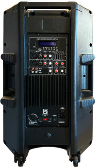Thumbnail for MR DJ 4500W Peak Bi-Amped Bluetooth DJ Speaker with 15