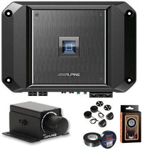 Thumbnail for Alpine R2-A60F 4 CH 600W Amplifier & RUX-KNOB.2 Remote Bass Knob & PAK1