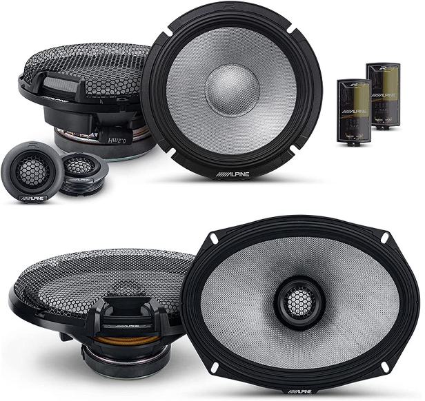 Alpine R-Series R2-S65C 6.5"  Component & R2-S69 6x9" Car Audio Speaker