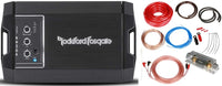 Thumbnail for Rockford Fosgate T400X2AD 2Channel 400W Class AD Compact Amplifier + 0G Amp Kit