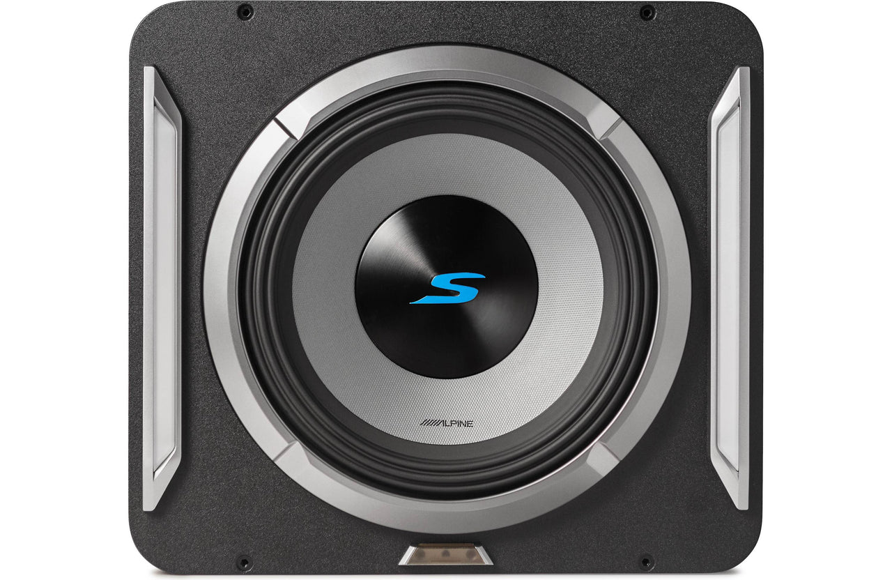 Alpine S2-SB12 PrismaLink™ S2-Series sealed subwoofer enclosure with 12" subwoofer and RGB lighting