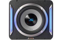 Thumbnail for Alpine S2-SB12 PrismaLink™ S2-Series sealed subwoofer enclosure with 12