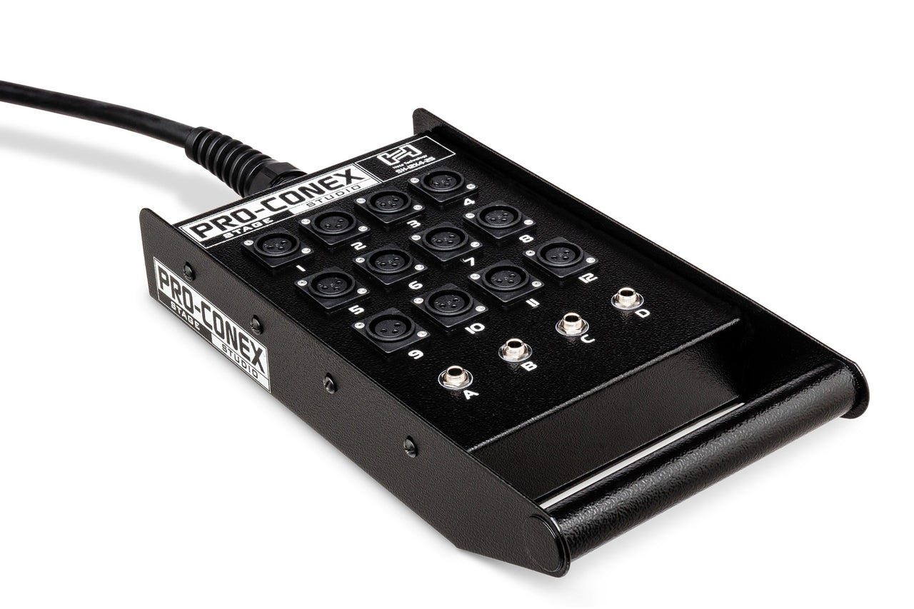 Hosa SH-12X4-100 Pro-Conex 12x4 Stage Box Snake - 100 foot