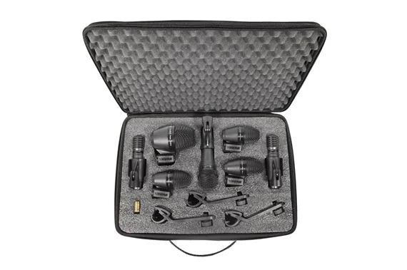 Shure PGADrumKit7 Alta 7-Piece Drum Mic Kit With Case