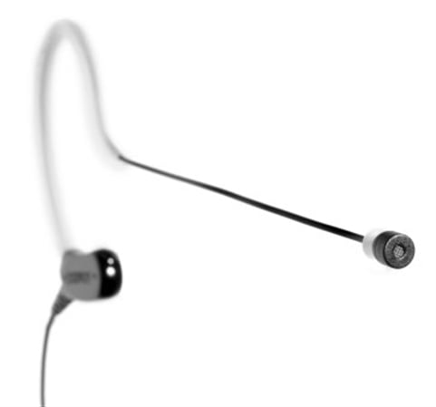 Shure MX153 TQG - Black Omni Earset Headworn Condenser Microphone