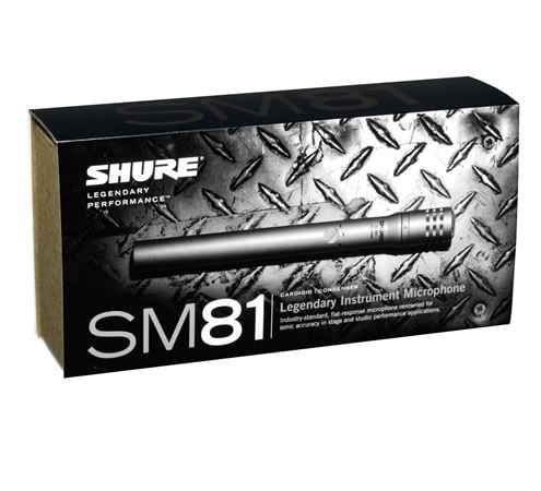 Shure SM81 Instrument Condenser Microphone