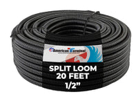 Thumbnail for a-t-3-pack-split-wire-loom-tubing-20-ft-flexible-sleeves