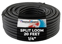 Thumbnail for a-t-3-pack-split-wire-loom-tubing-20-ft-flexible-sleeves