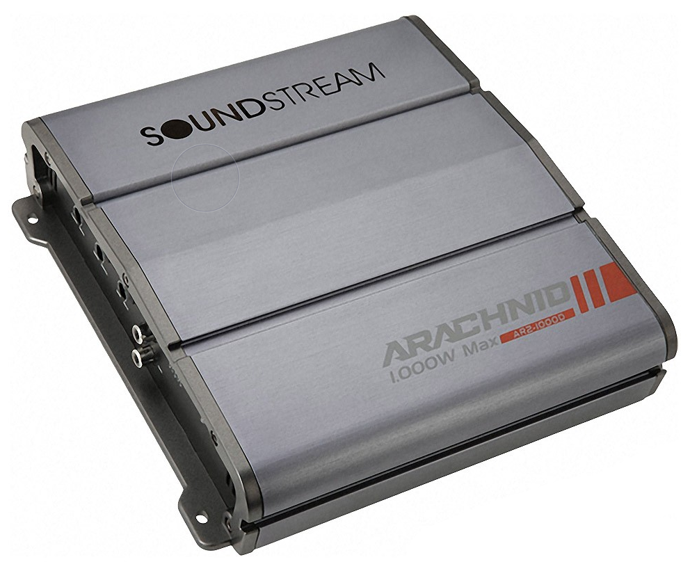 Soundstream AR2-1000D 1000W 2 Channel Class A/B Arachnid Series Car Amplifier