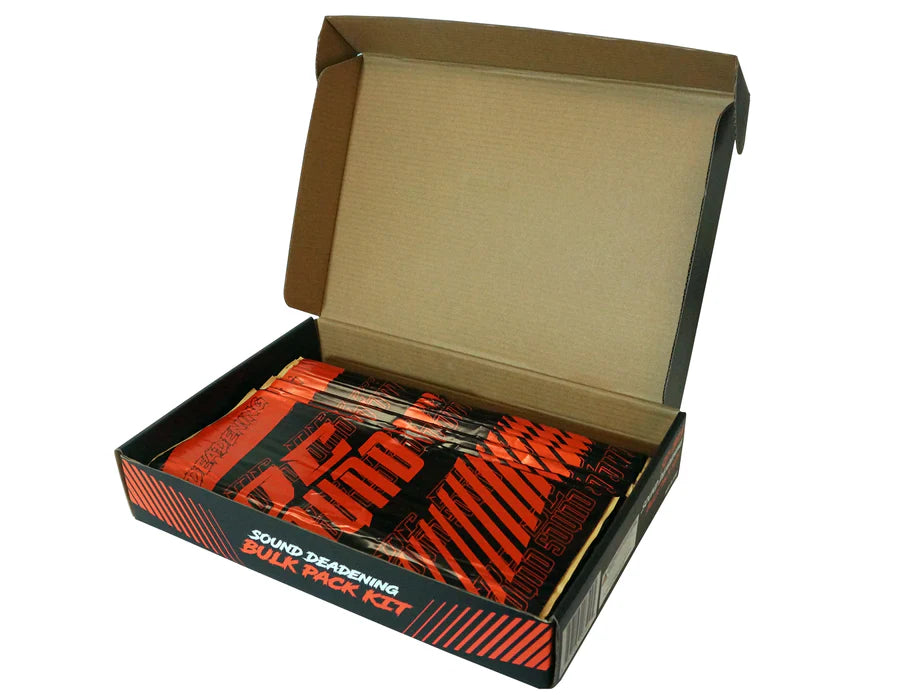 DC Sound SP-BK9 9 Sheets 18" x 32" Sound Deadening Dampening Bulk Kit + Roller & Removal Tools