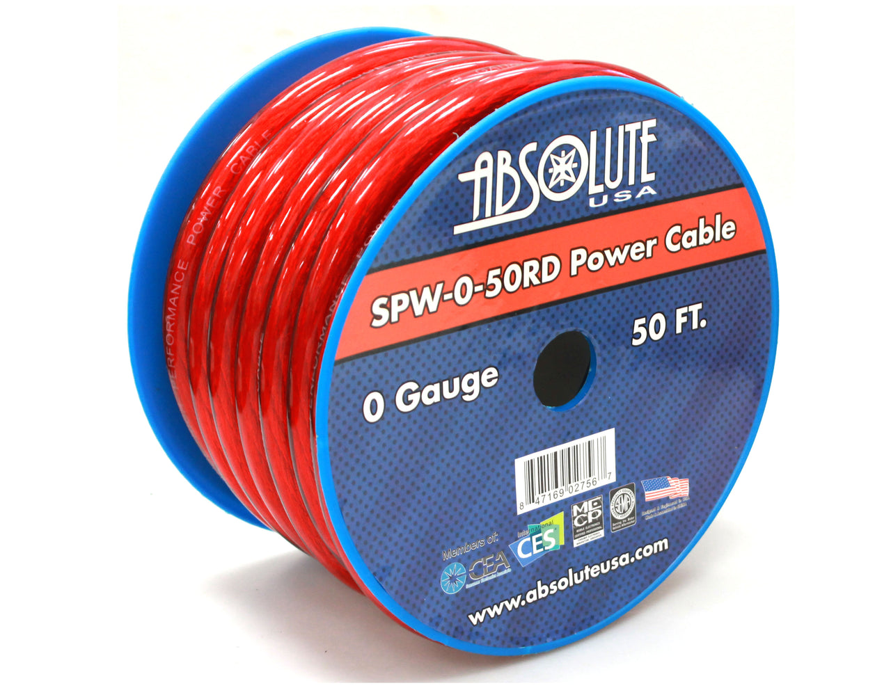 2 1/0 Gauge 50 FT PRO Xtreme Twisted Power / Ground Battery Wire Cables Set