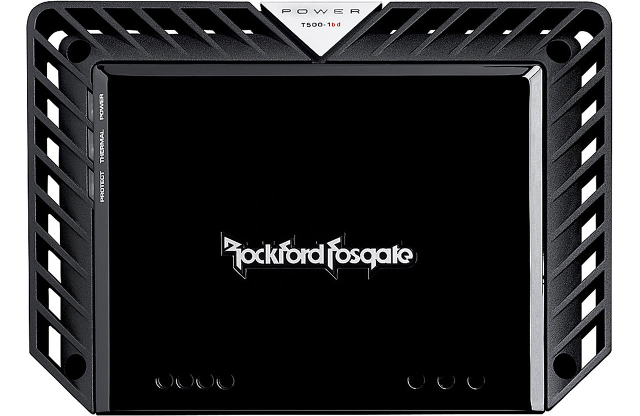 Rockford Fosgate T1500-1bdcp 1500 watts RMS x 1 at 2 ohms + Install Kit