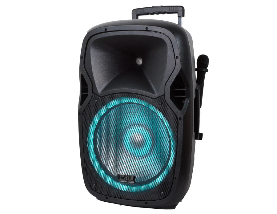 2 Absolute USPROBAT15 15" Professional Powered Active 3500w DJ PA Speaker Bluetooth