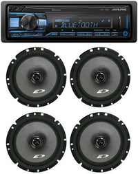 Thumbnail for alpine-ute-73bt-digital-media-and-2-pairs-65-speakers