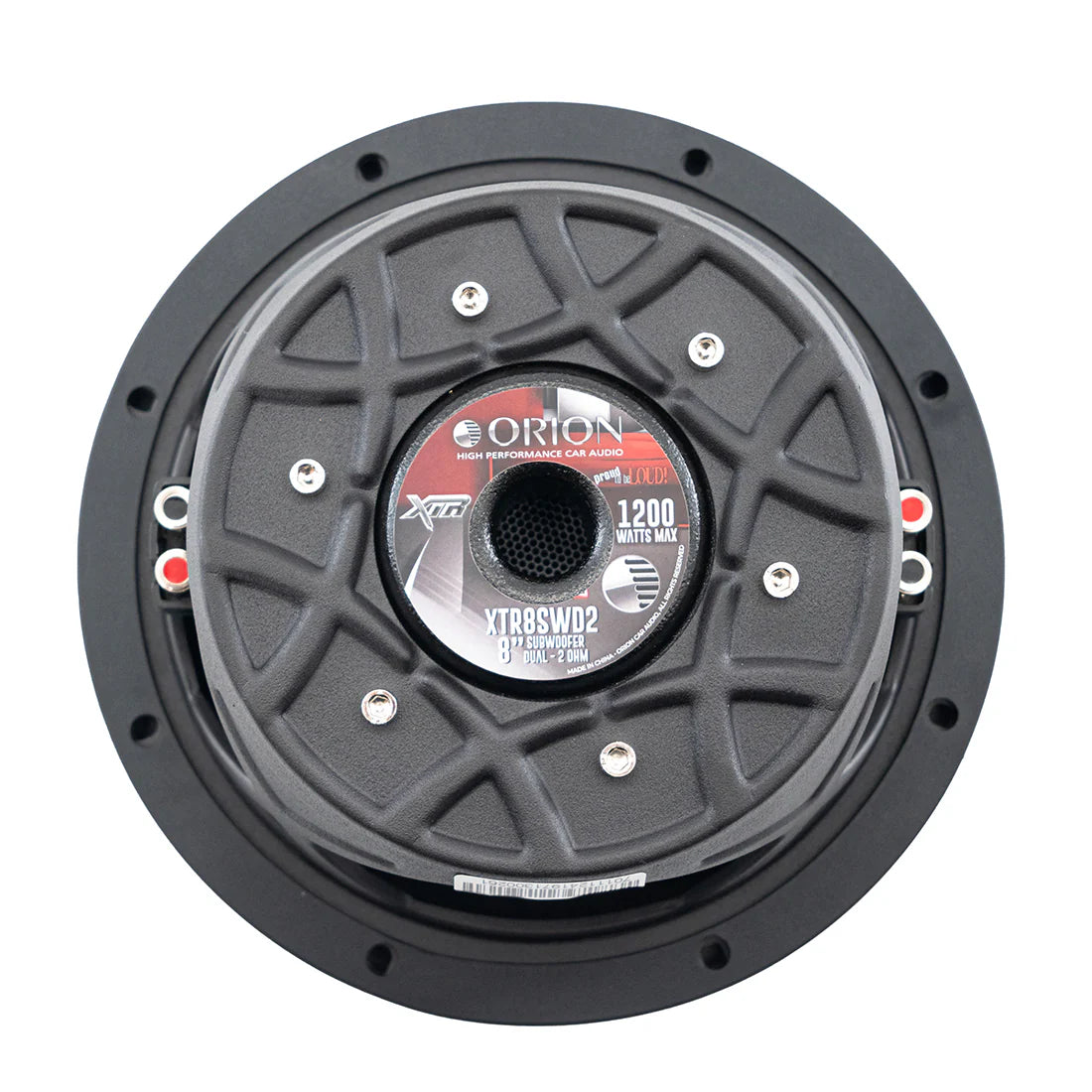 ORION XTR8SWD2 8 Inch Shallow Subwoofer 300 Watts RMS 2-Ohm DVC