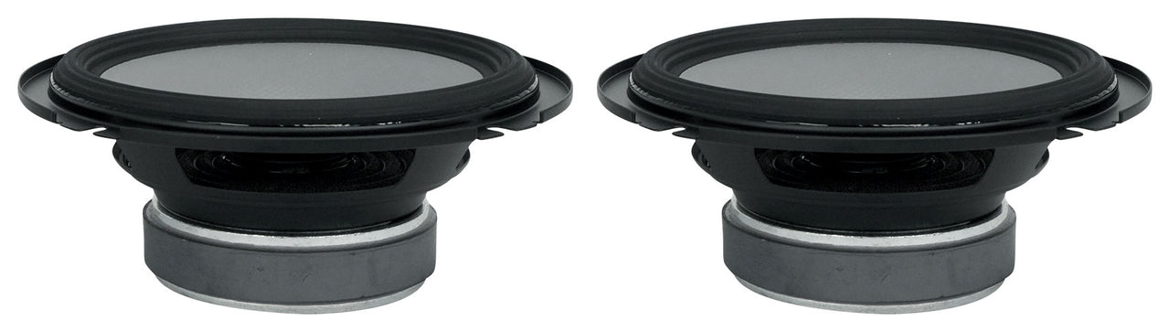 2 Pair Alpine S2-S65C 6-1/2" Component 2-Way Speaker System Bundle