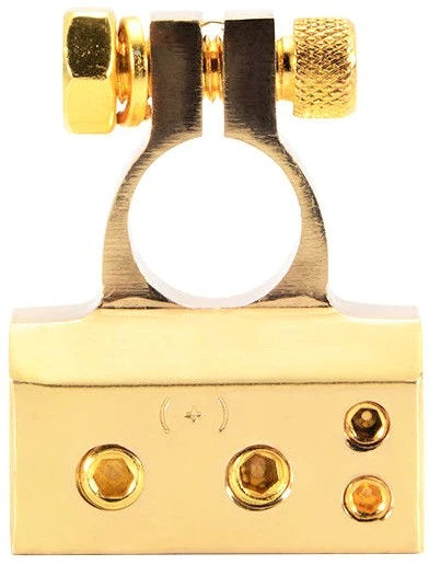 ABTG300P 0/2/4/6/8 AWG Gold Single Positive Power Battery Terminal Connectors