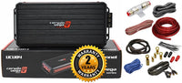 Thumbnail for Cerwin Vega VCU84 1200 Watts Class D Marine Amplifier with Remote Bass Knob Control + 4gauge Amp Kit