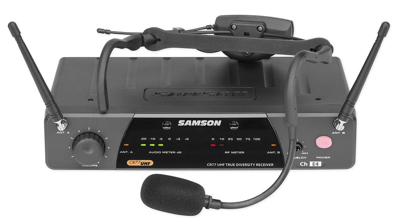 Samson SW7A7SQE-K2 AirLine 77 Wireless System Qe Fitness Headset