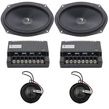 Diamond Audio DE69C 6"x9" 75W RMS Elite Series 2-Way Component Speaker System