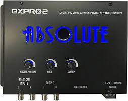 Absolute BXPRO2 Epicenter Digital Bass Maximizer Processor with Dash Mount Remote Control & 4Gauge Amp Kit