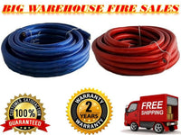 Thumbnail for 100 FEET PREMIUM 0 GAUGE BLUE & RED POWER + GROUND WIRE CABLE 1/0 GAUGE CAR AUDI
