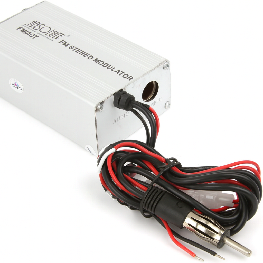 Absolute FM407 Wireless FM Stereo Modulator with 8 Frequency Setting