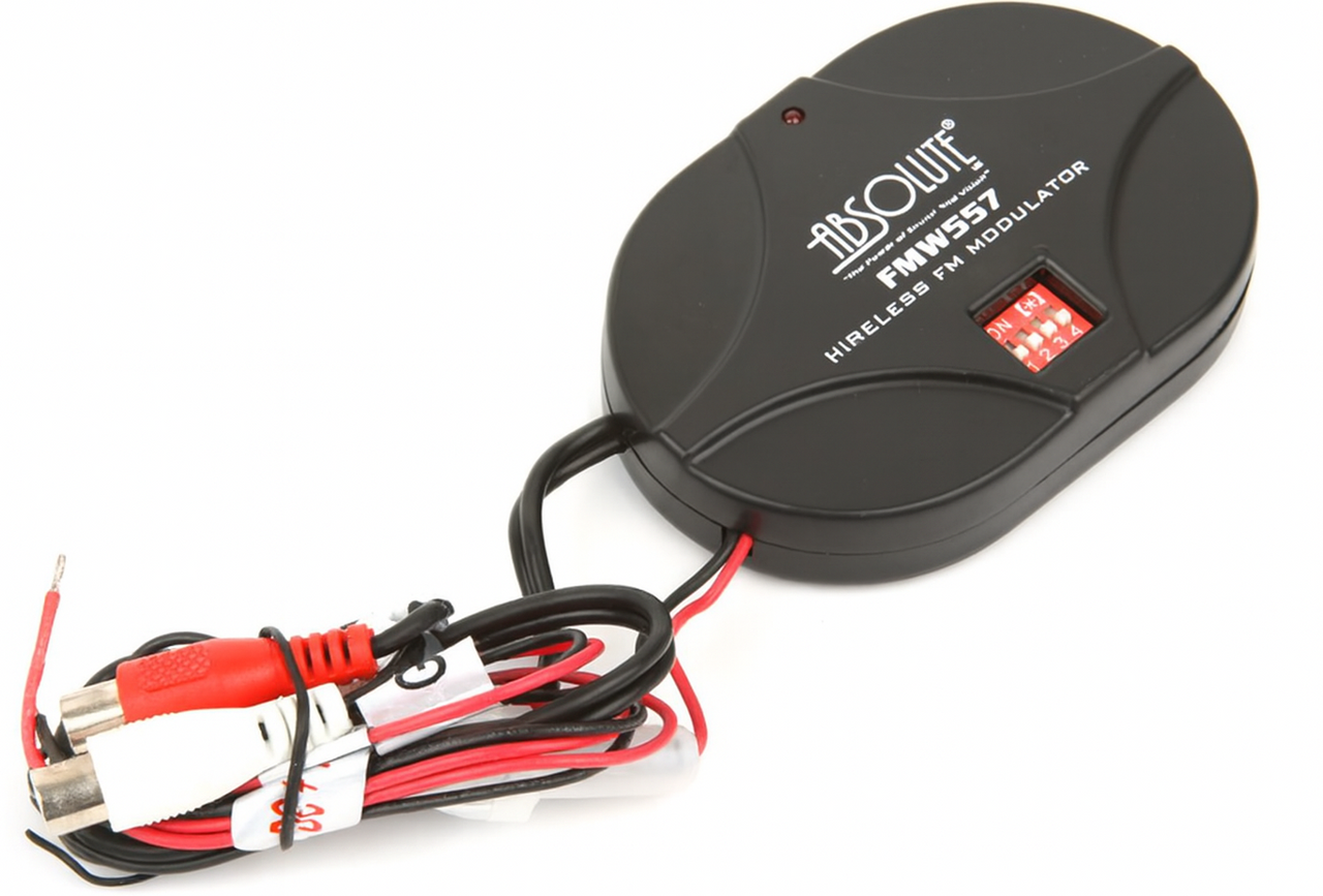 Absolute  FMW557 Wireless FM Stereo Modulator with 8 Frequency Setting