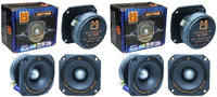 Thumbnail for 2 Mr. Dj HDT700B 3.5-Inch Titanium Bullet High Compression Tweeter for Car, Van, ATV, UTV, Marine, Boat, Motorcycle, Motorsports, and Competition
