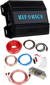 Thumbnail for Hifonics ZD-1350.2D 1350W RMS Class-D 2-Channel Car Stereo Amplifier + 0 Gauge Amp Kit