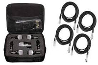 Thumbnail for Cad Audio Stage7 Premium 7-Piece Drum Instrument Mic Pack Vinyl Carrying Case + 4 Microphones Cables