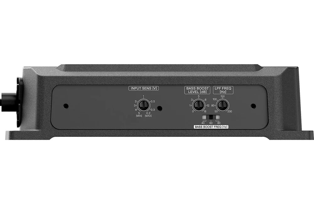 JVC KS-DR2001D 600W Max Power Compact Marine Waterproof Digital Mono Amplifier + 6.5" Marine Speakers