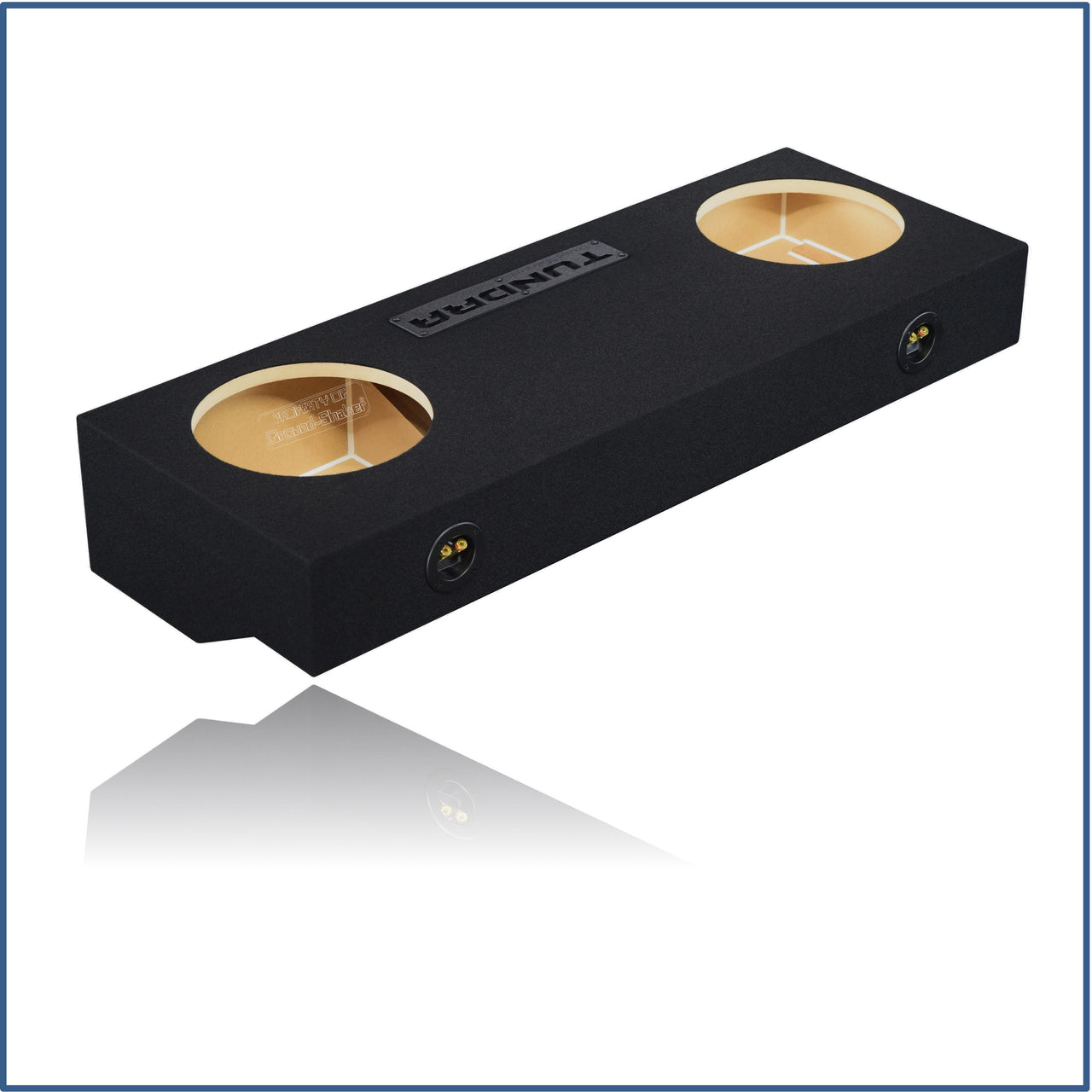 Ground shaker GS-KTOY210B black 10" dual sealed sub box, fits 22-24 toyota tundra crew-max (non-hybrid)