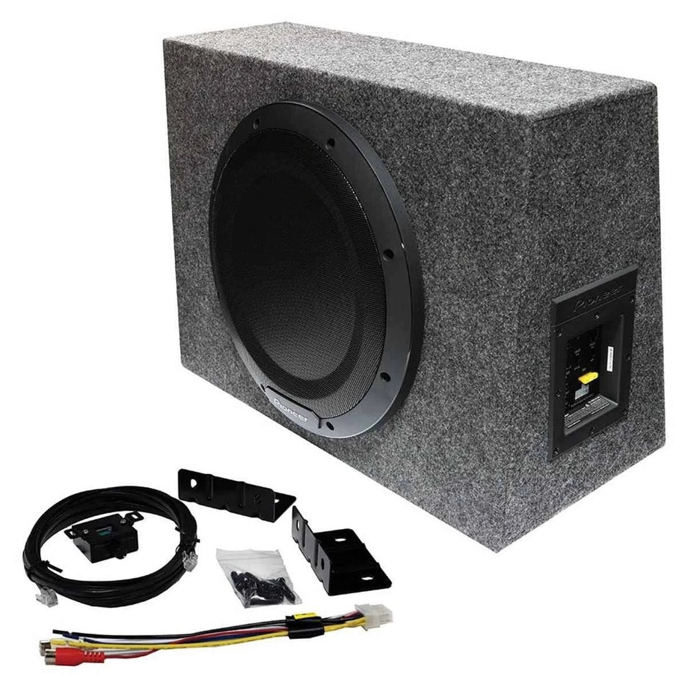 Pioneer TS-WX1010A 1100 W 10" Amplified Shallow Truck Subwoofer Box Enclosure