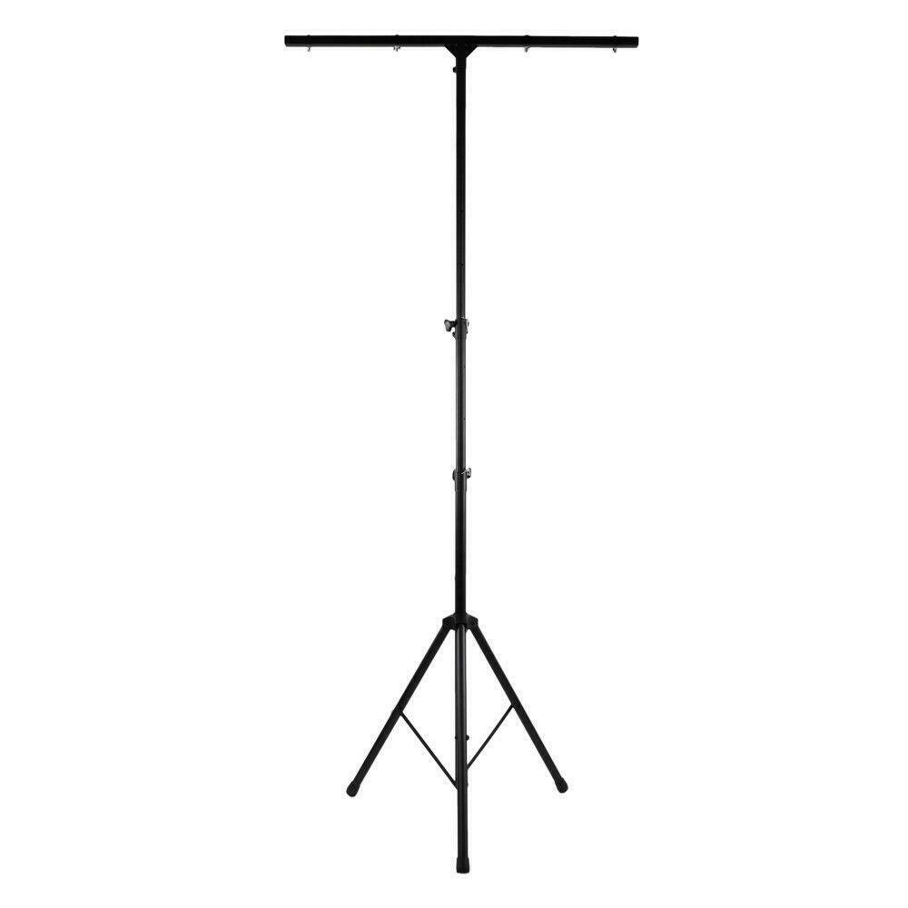 2 MR DJ LS-100 Pro DJ Lighting Tripod & T-Bar Portable Light Stand Bundle