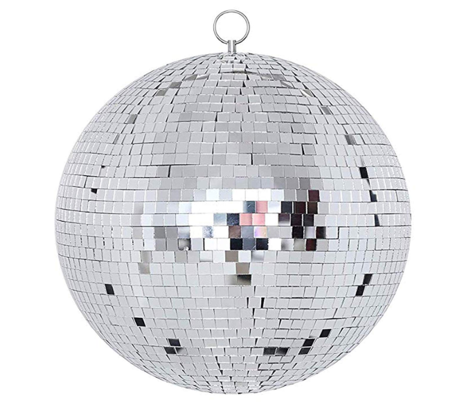 MR DJ MB32 32" mirror ball covered in high quality 1/4-inch mirrored glass + Motor