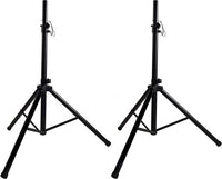 Thumbnail for 2 MR DJ Heavy Duty PA DJ Speaker Universal Adjustable Height Tripod Stands