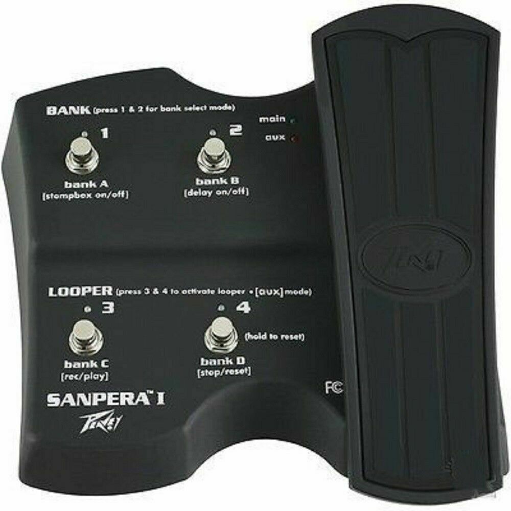 Peavey Sanpera I 4-Button Footswitches Controller for Vypyr VIP Amplifiers