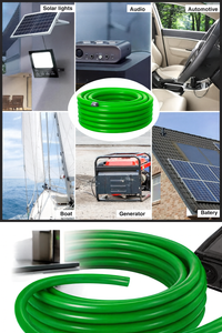 Thumbnail for Absolute P8250GR 8GA 250' Green Power Ground Wire Car Audio Amplifier Marine Cable