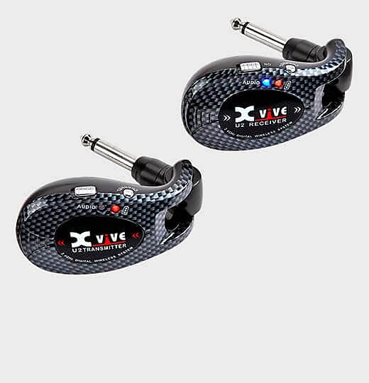 Xvive U2 Digital Rechargeable Wireless System for Guitars Carbon Fiber