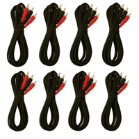 Thumbnail for 10 Absolute 6' RCA Interconnect Cable Wire Marine Car Amplifier Stereo Home Audio