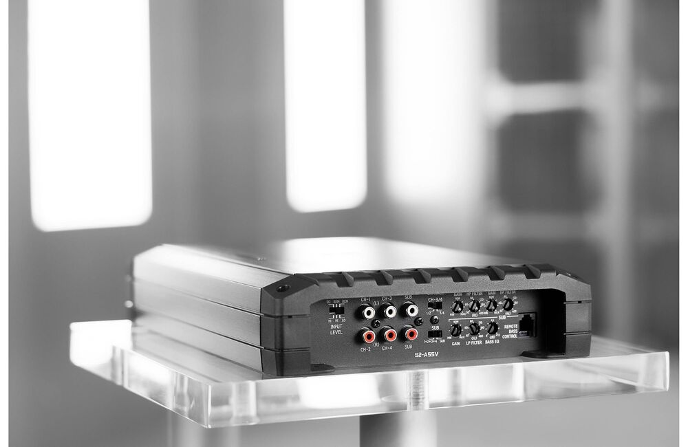 Alpine S2-A55V S-Series 5-Channel 540 Watts Car Audio Amplifier + 0 Gauge Amp Kit