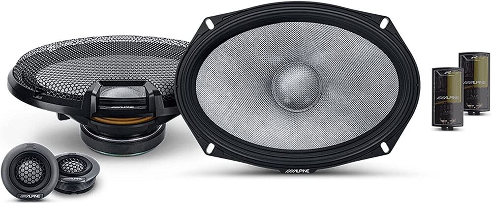 Alpine R-Series R2-S69C 6x9" Component & R2-S65 6.5" Car Audio Speaker