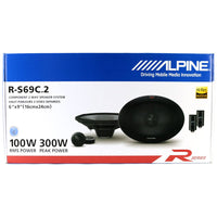 Thumbnail for Alpine R-S69C.2 2-Way 600W Peak, 200W RMS R-Series 6x9