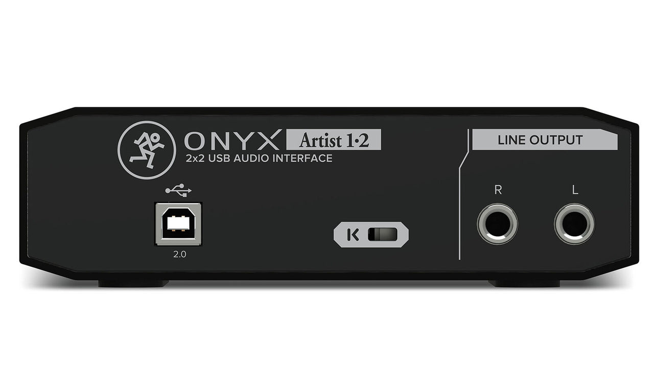 Mackie Onyx Artist 1·2 USB Audio Interface & CR8-XBT Monitors & 2 6-Feet 1/4" to 1/4" Cable