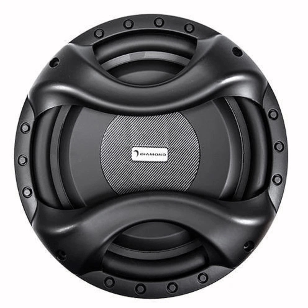 Diamond Audio DS102 400 Watts 10" Dual 2 Ohm Shallow Truck Audio Subwoofer